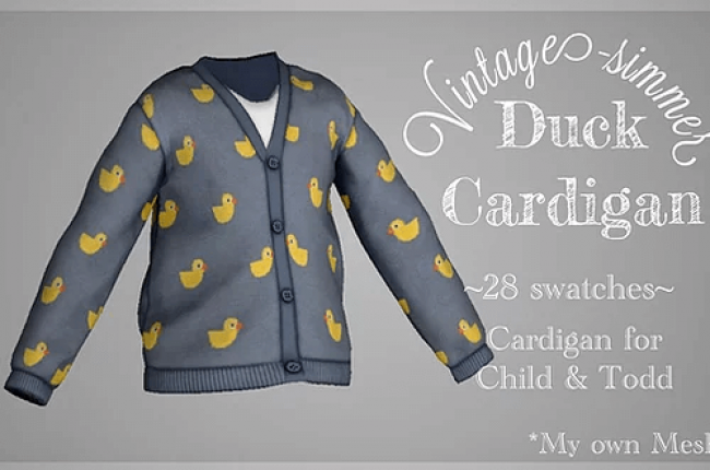 Duck Cardigan от Vintage-simmer