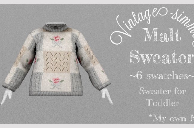 Malt Sweater от Vintage-simmer