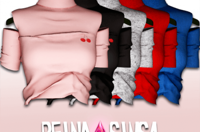 Basic_Sleeve turtleneck_01 от Reina Sims4