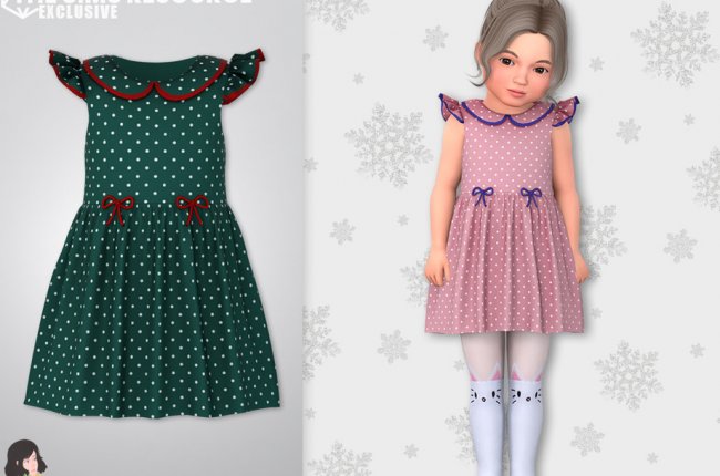 Payton Polkadot Dress от talarian