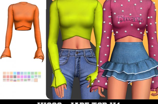 VICCS_JADE TOP V1 (TEEN-ELDER) + ACCESSORIE от VICCS