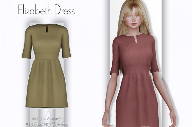 Elizabeth Dress - ACN 382 от Asilkan