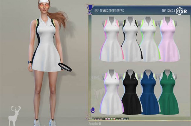 TENNIS SPORT DRESS от DanSimsFantasy