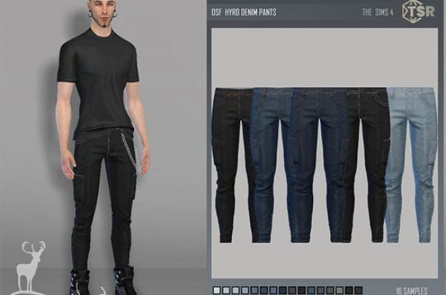 HYRO DENIM PANTS от DanSimsFantasy