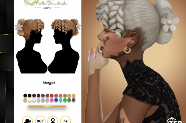 Margot Hairstyle от sehablasimlish