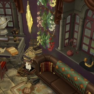 Работа №2. Кабинет старого мага.