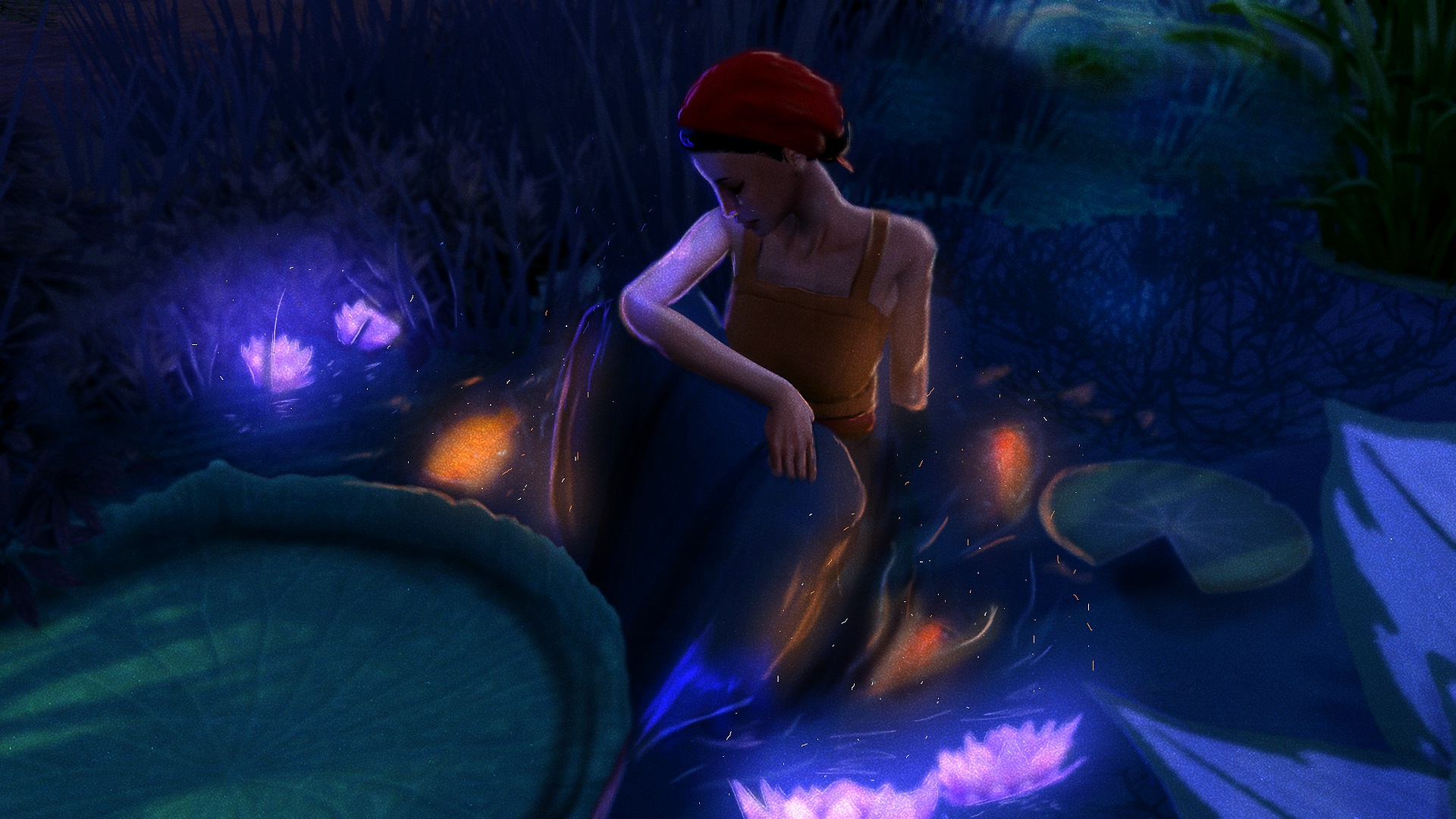 Прохладное озеро, Золотая рыбка