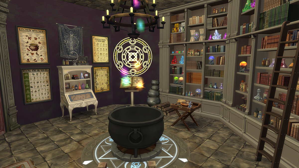 Работа №2. Кабинет старого мага.