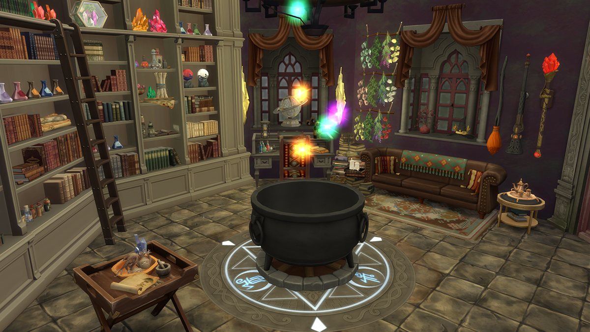 Работа №2. Кабинет старого мага.