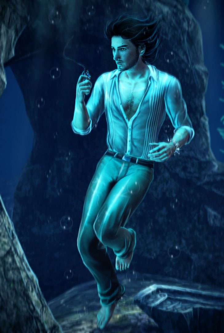 В подводной пещере